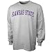 Kansas State Wildcats Ash Vertical Arch Long Sleeve T-shirt