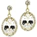 Aubaine: Pendants d'oreilles Morgan ornés de CZ ovale - Ton or