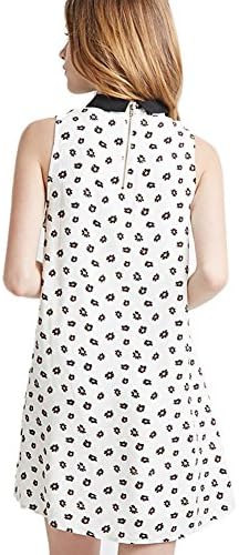 YourStyle Women's Cute Doll Collar Chiffon Dress Daisy Print Summer Dresses XXL