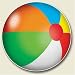 Beach Ball Auto Coaster, Single Coaster for Your Car
