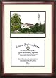 Loyola Marymount University Scholar Scholar Mahogany Framed Lithograph w/Diploma Opening