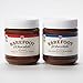 Barefoot & Chocolate - Dark Chocolate Almond and Hazelnut Chocolate Spread - 2 Jar Pack (9.75oz Almond & 10oz Hazelnut)