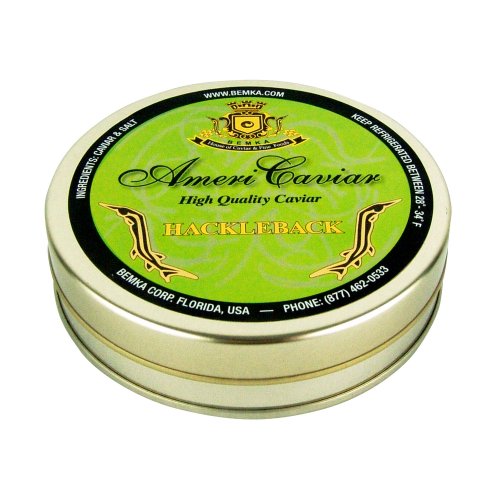 Bemka.com American Sturgeon Hackleback Wild Caviar, 2008, 1 pound Tins by Bemka.com