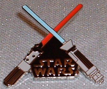 Star Wars Crossed Lightsabers Enamel PIN