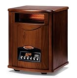 Comfort Furnace Quartz Infrared Heater Tuscan Walnut