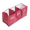 Set of 3 Retro Red and White Polka Dot Spotty Recycling Bags, Storage
