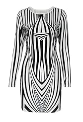 Checkered Print Spring Summer Winter Long Sleeves Polyester/Spandex Bodycon Dress/Club Dress 