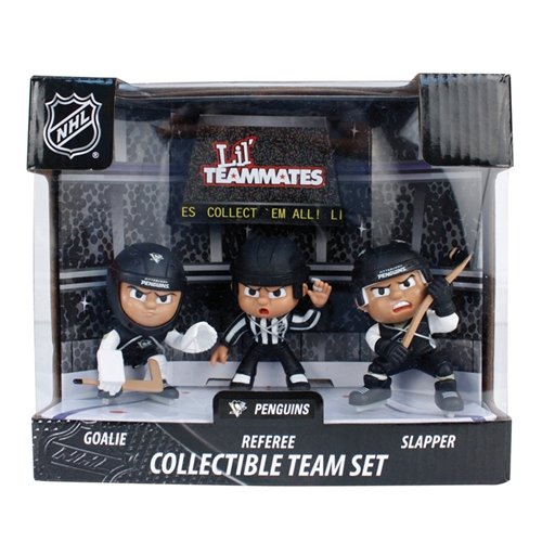 Lil' Teammates 3 Figurine Pittsburgh Penguins NHL Team Set (Pack of 3)
