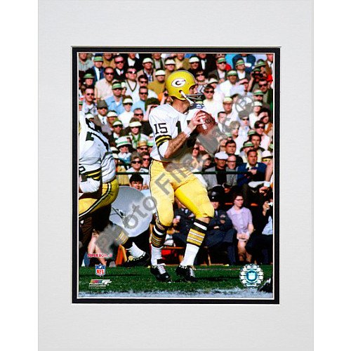 Photo File Green Bay Packers Bart Starr Super Bowl II Matted Photo