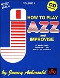 Buy : Vol. 1, How To Play Jazz & Improvise (Book & CD Set)