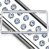 Swarovski 256 Series License Plate Frame - Light Blue