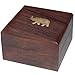Handcrafted Boxes Jewelry Armoire Wooden Box Brass Inlay Work (wc458c)