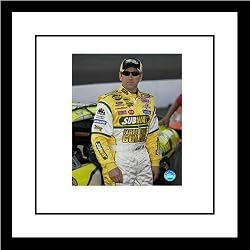 Greg Biffle NASCAR Auto Racing Framed 8x10 Photograph Posing by Car
