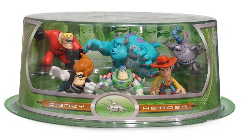 Pixar Animation Studios - Disney Heroes Series #3 Mini-Figure Set (Disney Theme Parks Exclusive)