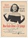 1948 Arlene Francis What's My Name? Radio Show GE Print Ad