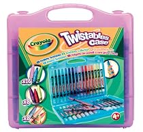 Crayola Twistables Case (32 Pack) (Case colour may vary - Purple, Blue, Yellow)
