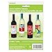 Happy Birthday Wine Bottle Labels, 4ct