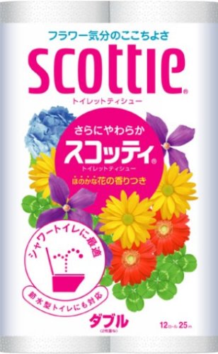 スコッティ フラワー 12ロール(ダブル)