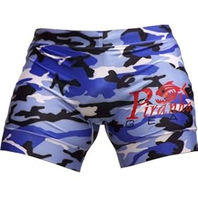 Blue Camouflage Vale Tudo Shorts - Jiu-Jitsu & No-gi Grappling