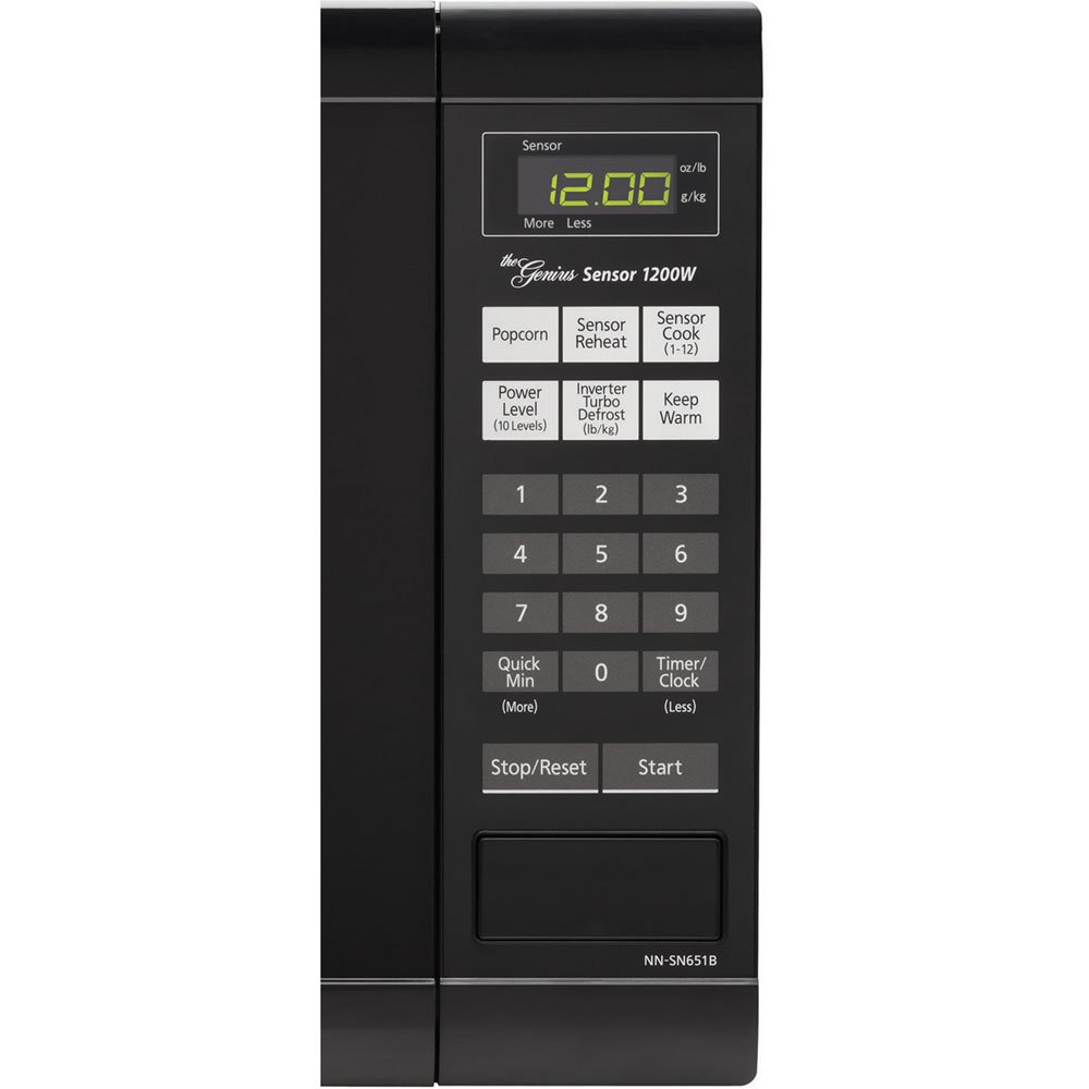 Panasonic NNSN651B 1.2 Cubic Feet Genius Sensor Microwave with