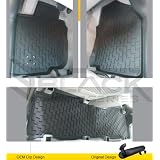 2006-2012 Toyota RAV-4 Custom Rubber Black Floor Mats Complete Set by Black Series
