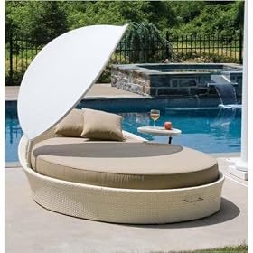 Alfresco Home 44-0401 Grand Cayman Daybed - Includes Bed Frame, Bed Cushion, 2 Pillows,... by Alfresco Home