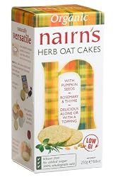 Nairn's Herb Organic Herb Oat Cakes, 8.8-Ounce Boxes (Pack of 6)