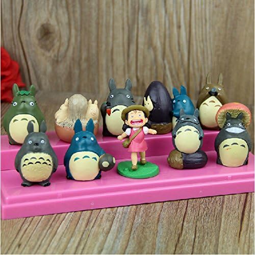 Anime Cartoon Tonari no Totoro Figure PVC Toys Car Decors Action Figure Dolls 10pcs set