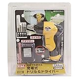 (業務用5個セット) trad 充電式ドリル＆ドライバー（DIY用） TCD-360 3.6V 3.6V イエロー スポーツ レジャー DIY 工具 電動ドリル [並行輸入品]