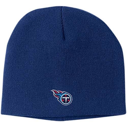 NFL Men's End Zone Uncuffed Knit Hat - K173Z (Tennessee Titans, One Size Fits All)