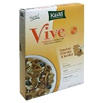 Kashi Vive Probiotic Digestive Wellness Cereal, 12-Ounce Box (Pack of 4)