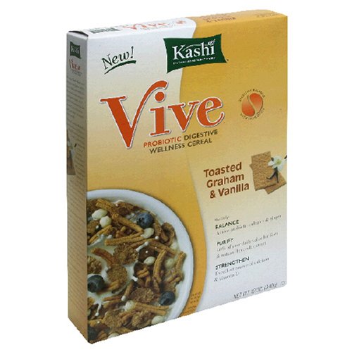 Kashi Vive Probiotic Digestive Wellness Cereal, 12-Ounce Box (Pack of 4)
