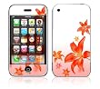 Flying Flowers Decorative Skin Cover Decal Sticker for Apple 2G iPhone (1st Gen)
