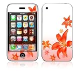 Flying Flowers Decorative Skin Cover Decal Sticker for Apple 2G iPhone (1st Gen)