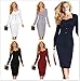 Babyonlinedress® Office OL Wear to Work Long Sleeve Bodycon Casual Party Pencil Dress