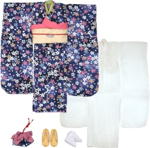 晴れ着set ちりめん桜 紫