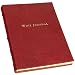 Genuine Leather Tabbed Wine Journal, 9 Inch, Garnet