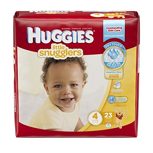 Huggies Little Snugglers Diapers, Size 4... 51eSganuybL
