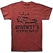 Back to the Future Emmett's Custom Autos Adult T-Shirt