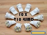 Produkt-Bild: 10 St&uuml;ck Wei&szlig; LED Standlicht 4 SMD T10 w5w Xenon weiss Audi A6 Avant 4F 05-08 / Audi A6 4B C5 1997-2005 / Audi A6 4F C6 2005-2008 / Volvo S60 S70 S80 / Volvo XC60 XC90 / Volvo S70 V70 XC70 / Volvo C30 V40 V50 / Opel Zafira A + B / Seat Leon -Toledo- Altea / Seat Ibiza Cordoba / Seat Arosa - Altea XL - EXEO / Ford Focus 2 / Ford Mondeo 4 / Ford Fiesta 7 / Ford KUGA / Ford S-MAX / Ford C-MAX / Ford GALAXY / BMW 3er E36 - E46 / VW Golf 3 + 4 Bora / VW Polo 6N 9N Lupo / VW Sharan 1 + 2 / VW Caddy 2 / VW Corrado Vento / Opel Corsa A B C / Opel Vectra A + B / Opel Astra F + G / Opel Omega A + B / Opel Tigra A / Opel Zafira A / Opel Sintra / Skoda Octavia I / Skoda Fabia 1 / Skoda Superb 1 / Seat Ibiza + Leon / Seat Cordoba / Seat Toledo / Seat Alhambra / Chrysler Voyager / Jeep Cherokee / Mercedes C-Klasse W203 / Mercedes E-Klasse W211 / Mercedes ML-Klasse W163 / Mercedes ML-Klasse W164 / Mercedes C-Klasse W202 / Mercedes C-Klasse W204 / Mercedes A-Klasse W168 / Mercedes A-Klasse W169 / Mercedes B-Klasse W245/T245 / Mercedes E-Klasse W212 / Mercedes CL-Klasse C216 / Mercedes CLK-Klasse W209 / Mercedes CLS-Klasse C219 / Mercedes GL-Klasse X164 / Mercedes GLK-Klasse X204 / Mercedes R-Klasse W251 / Mercedes S-Klasse W220 / Mercedes S-Klasse W221 / Mercedes SLK-Klasse R170 / Mercedes SLK-Klasse R171 / Mercedes Vito/V-KLasse W638 / Mercedes Sprinter W903 / Mercedes E-Klasse W211 / Mercedes ML-Klasse W163 Mercedes A-Klasse W168 /Mercedes A-Klasse W169/ Mercedes B-Klasse W245/T245Mercedes E-Klasse W212/Mercedes CL-Klasse C216 / Mercedes CLS-Klasse C219 / Mercedes GL-Klasse X164 / Mercedes GLK-Klasse X204 / Mercedes R-Klasse W251 / Mercedes S-Klasse W220 / Mercedes S-Klasse W221/Mercedes SLK-Klasse R170/Mercedes SLK-Klasse R171/Mercedes Vito/V-KLasse W638/Mercedes Sprinter W906/Mercedes Spr