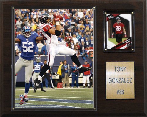 NFL Tony Gonzalez Atlanta Falcons Player Plaque
