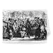 The Goose Club (engraving) by Hablot Knight.. - Greeting Card (Pack of 2) - 7x5 inch - Art247 - Stan