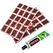 whitesnowing Durable Bicycle Tire Tube 48 Rubber Patches Repair Glue tyre