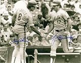 Autographed/Hand Signed Gary Carter & Keith Hernandez - New York Mets Photo
