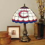 19" MLB Chicago Cubs Baseball Logo Tiffany Style Table Lamp