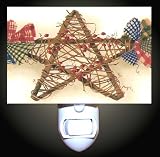 Americana Berry Star Decorative Night Light