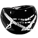 Handmade Black Silver Graffiti Glass Ring