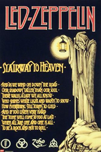 1art1 4259 Led Zeppelin - Stairway to Heaven (b) Poster (92 x 64 cm) Preisvergleich