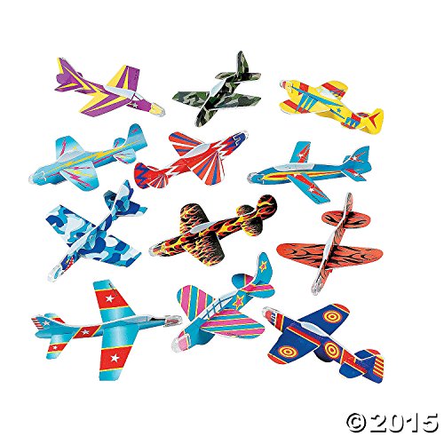 Bulk Glider Airplane Assortment (72 pc) by Fun Express
