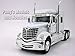 International Lone Star (Lonestar) Truck Diecast Metal 1/32 Scale Truck Model - WHITE